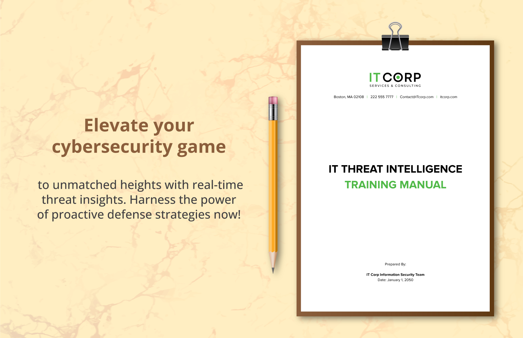 IT Threat Intelligence Training Manual Template