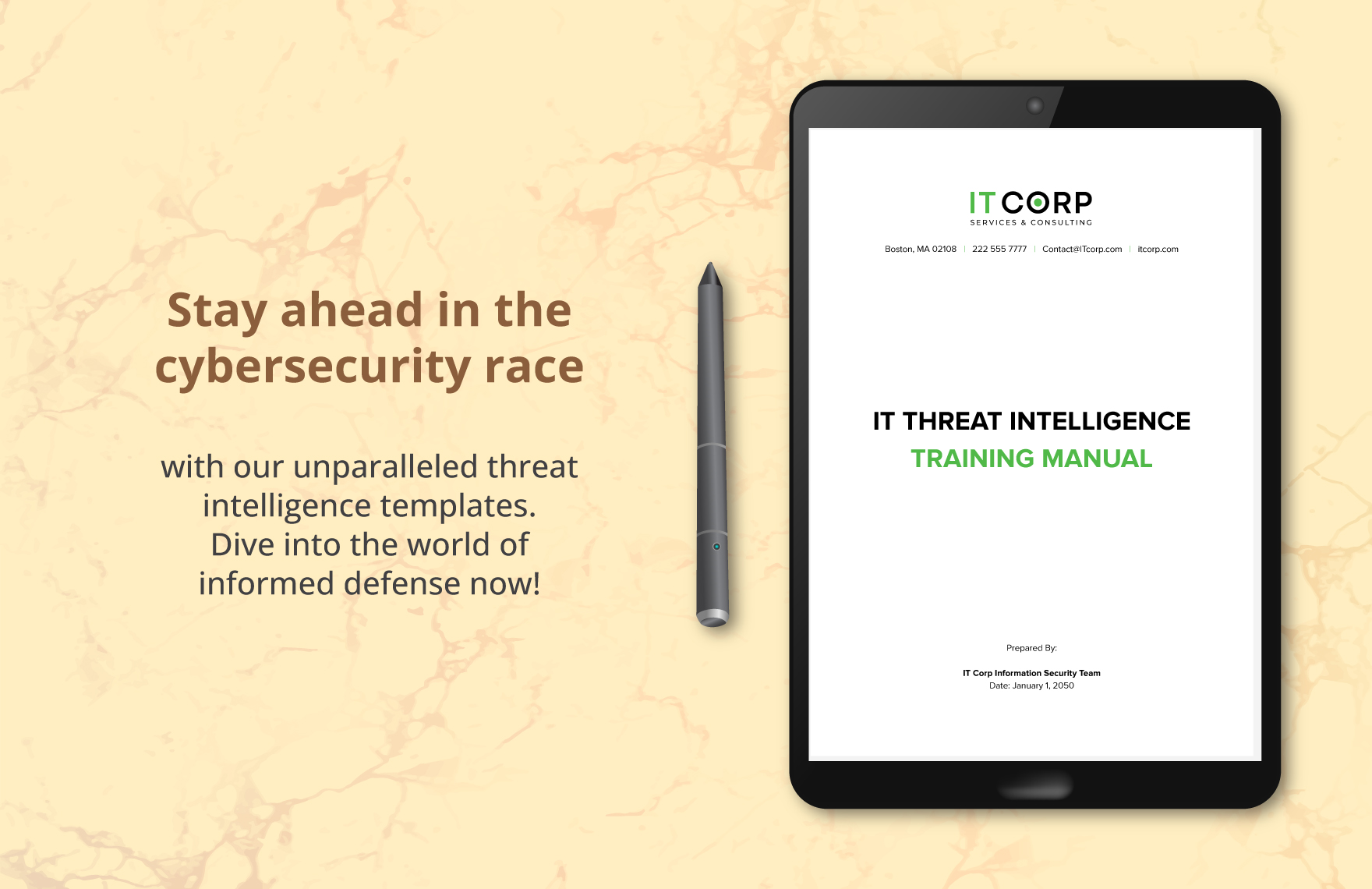 IT Threat Intelligence Training Manual Template