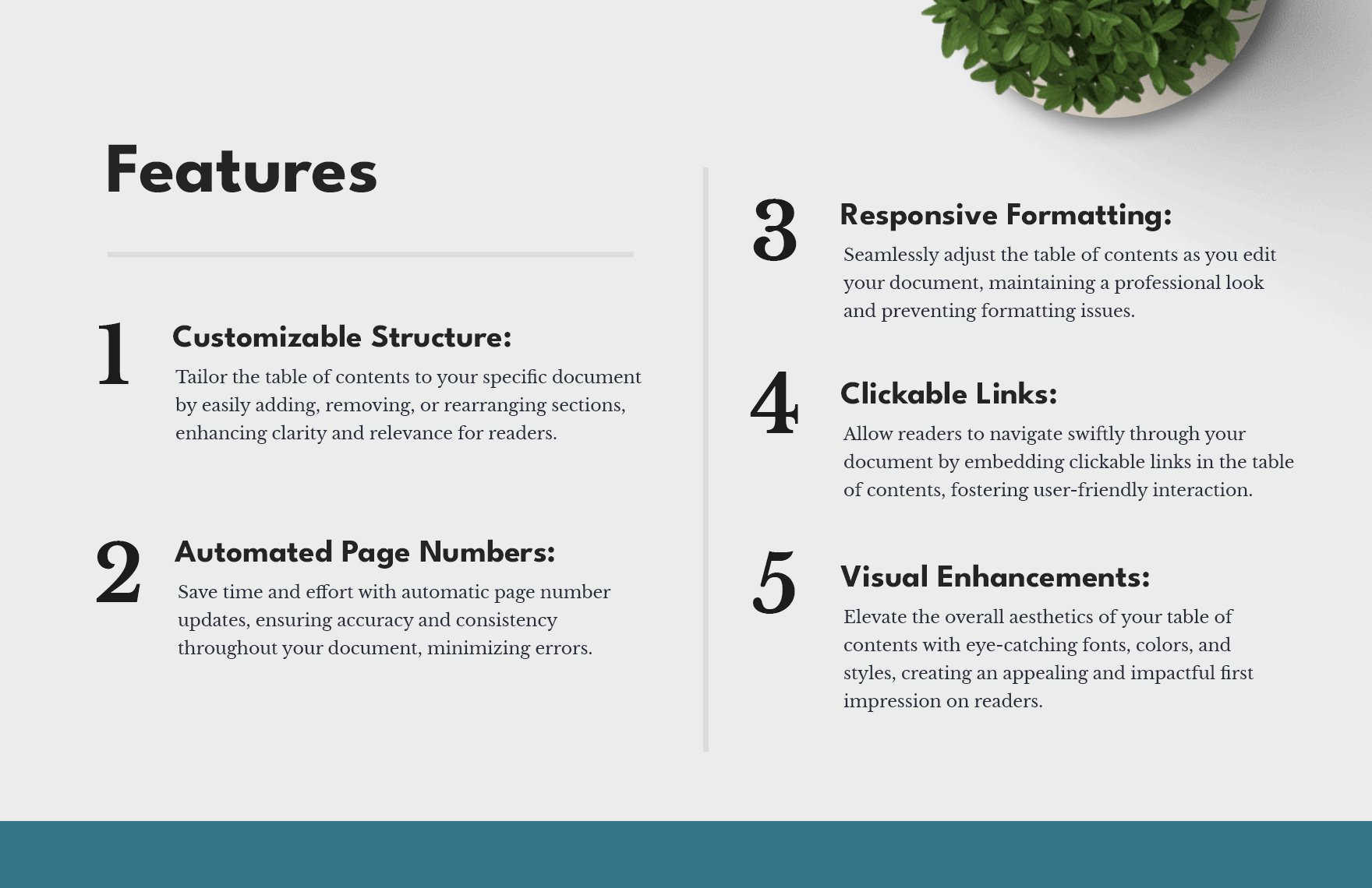 10+ Table of Contents Template Bundle