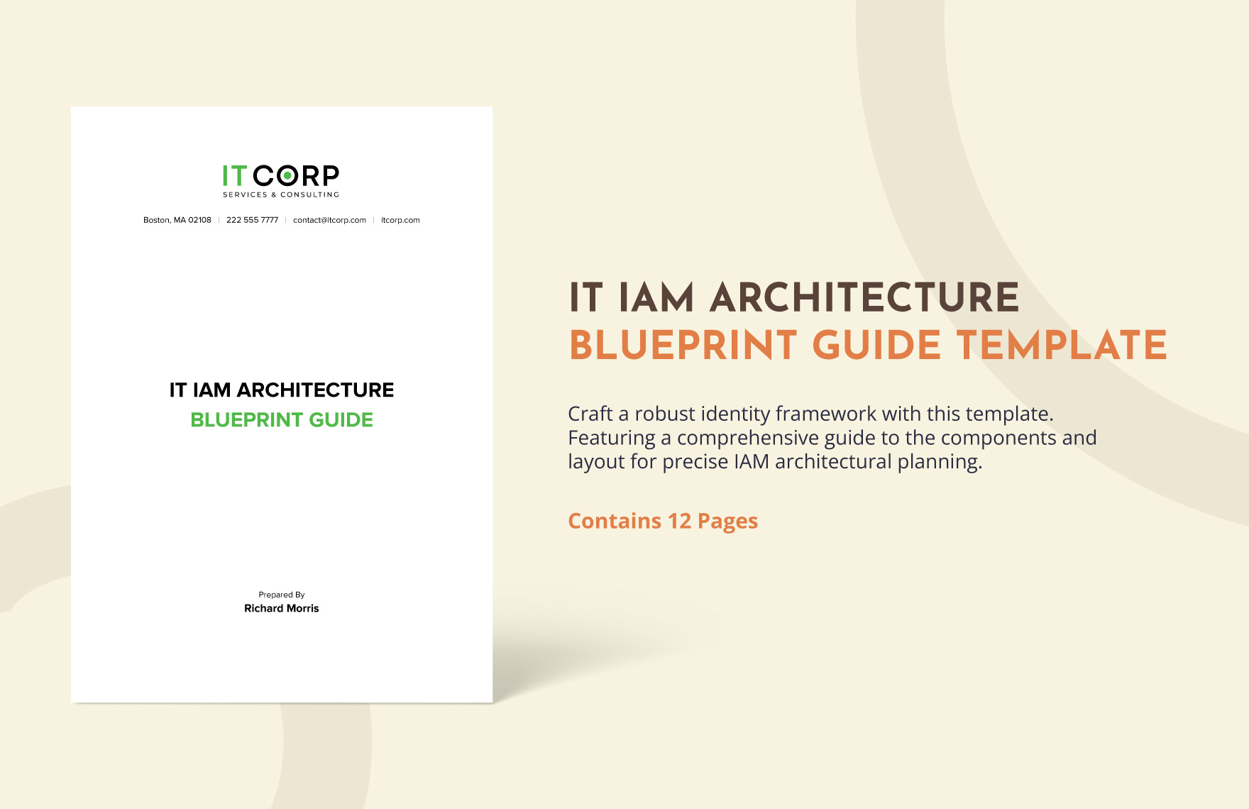 IT IAM Architecture Blueprint Guide Template