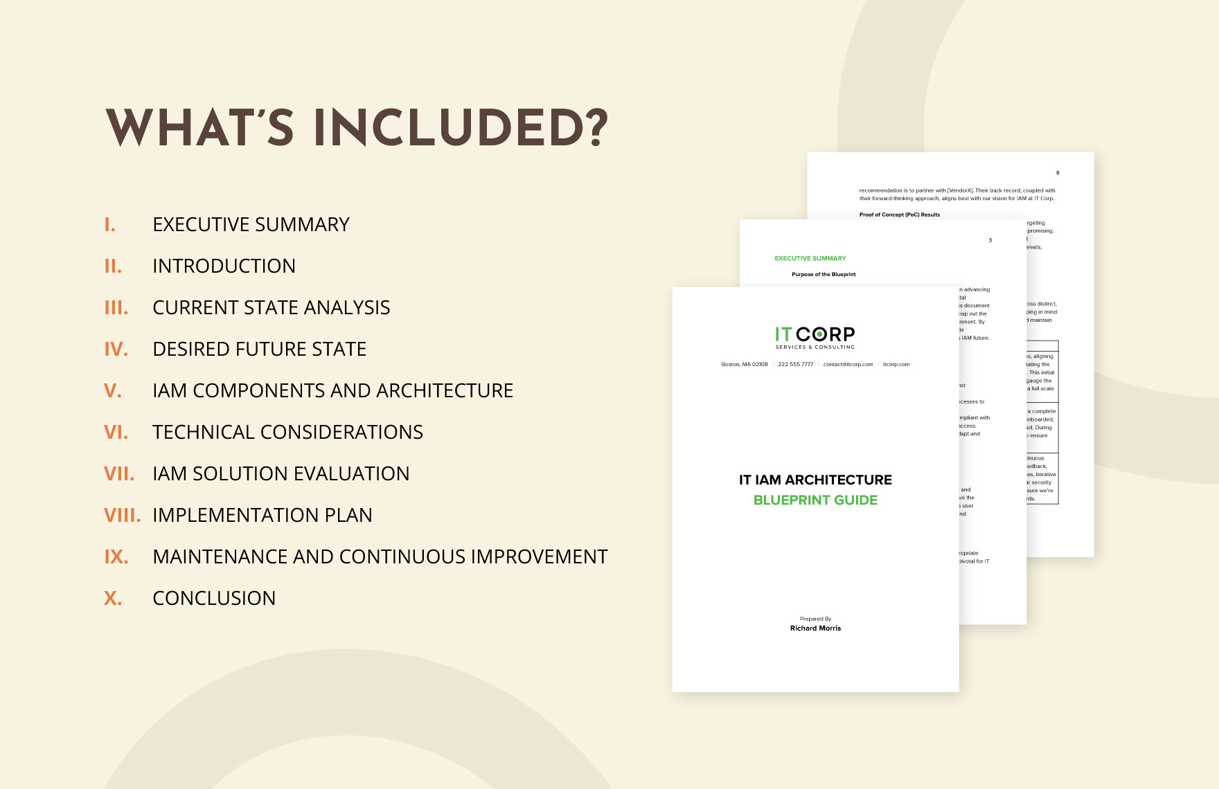 IT IAM Architecture Blueprint Guide Template
