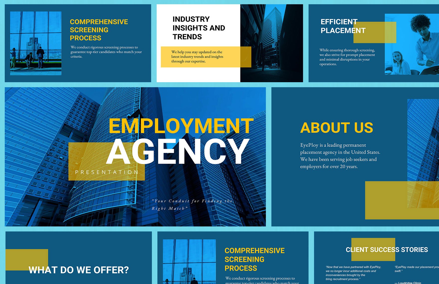 Employment Agency Presentation Template