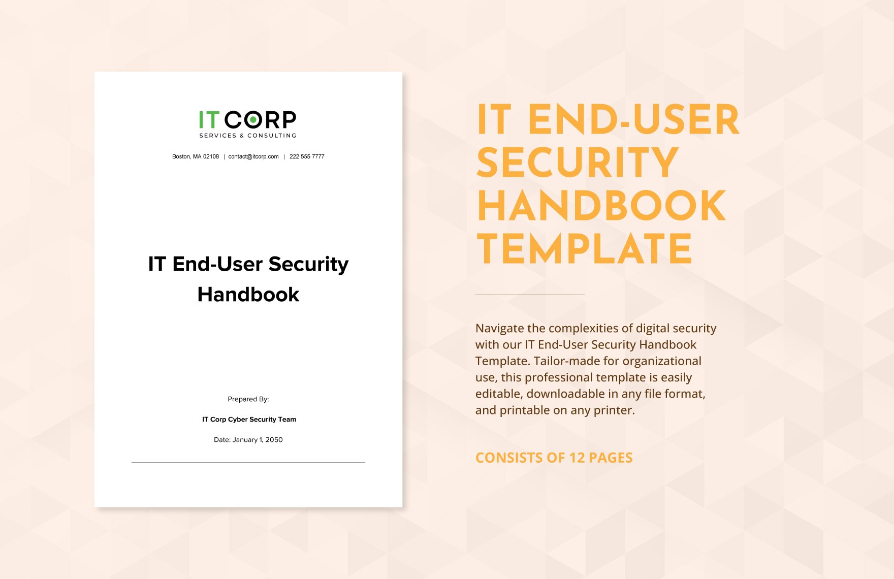 IT End-User Security Handbook Template