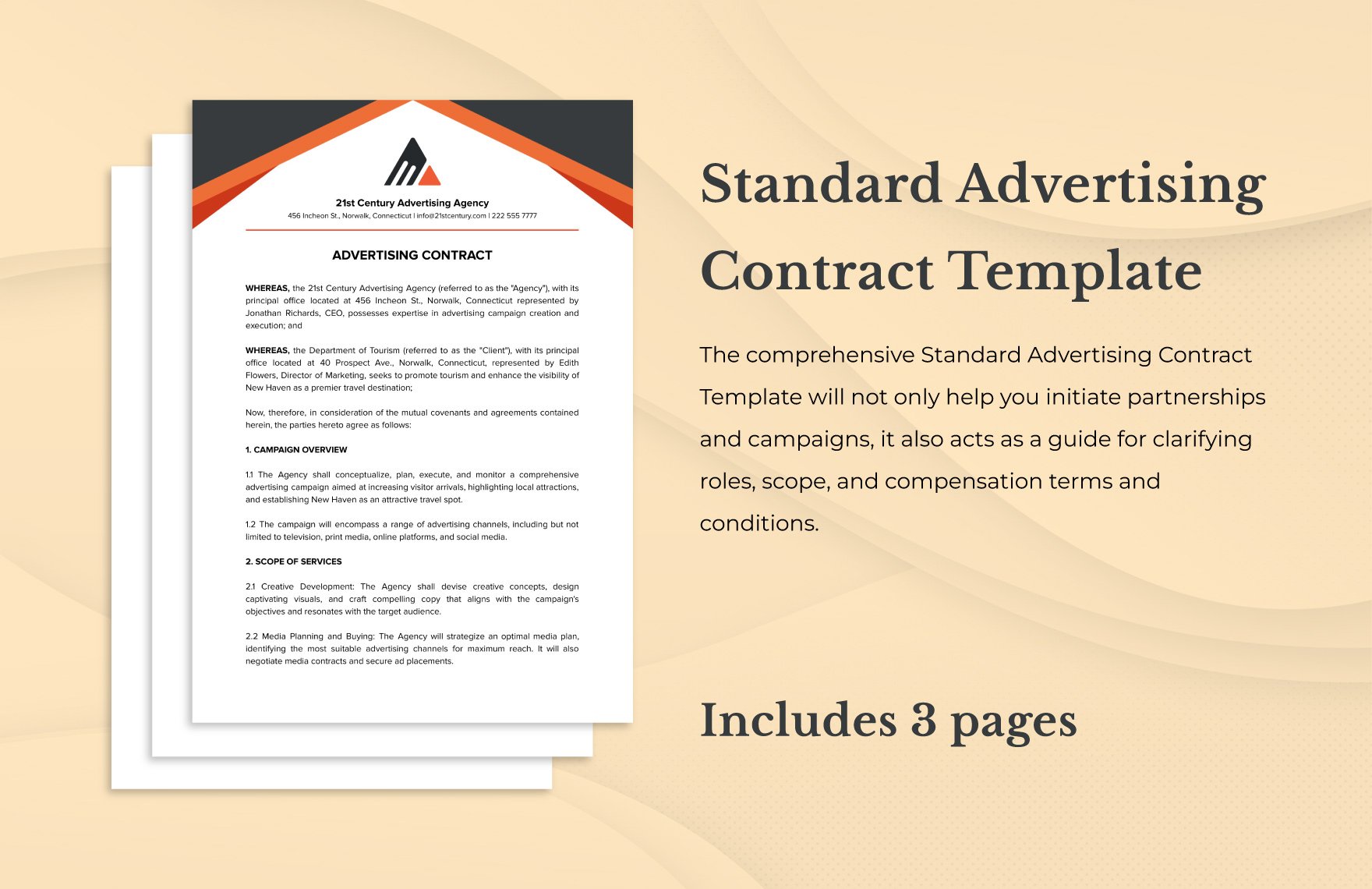Standard Advertising Contract Template