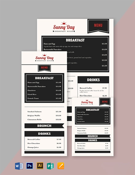 Vintage Menu - 25+ Free Templates in AI, Pages, Psd, Docs