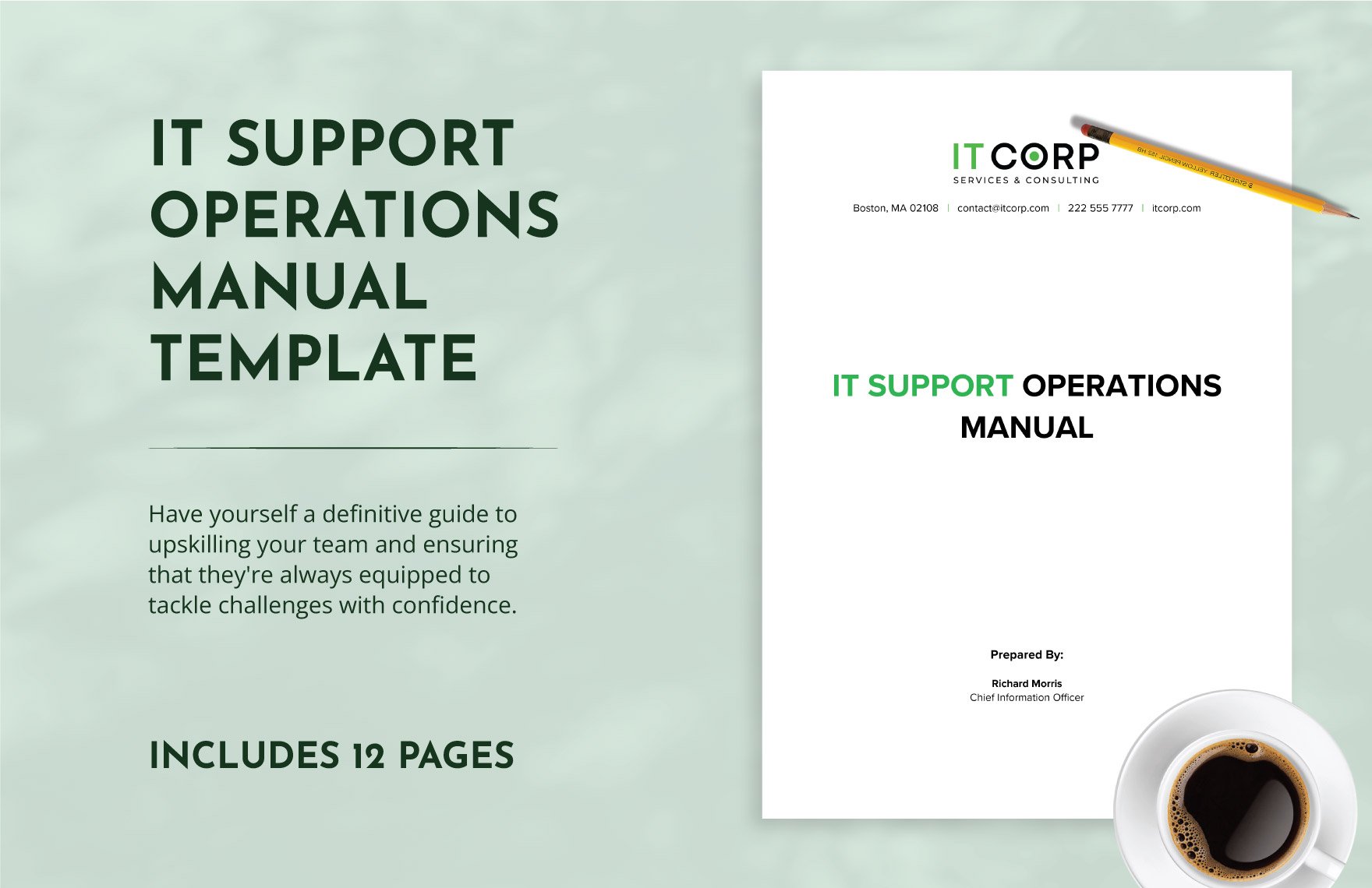 IT Support Operations Manual Template