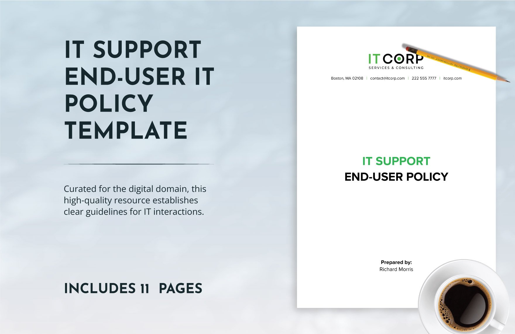 IT Support End-User Policy Template