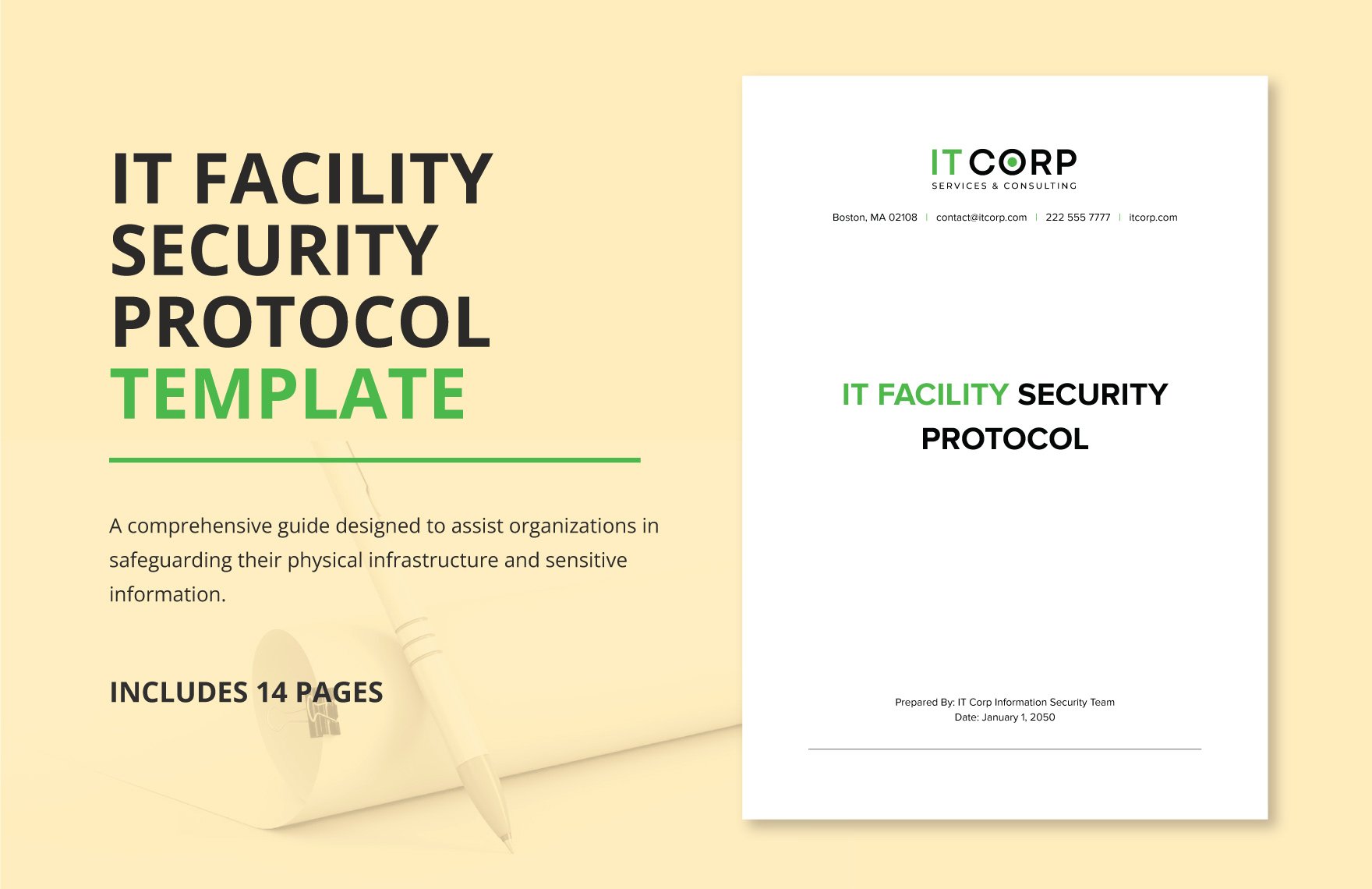  IT Facility Security Protocol Template