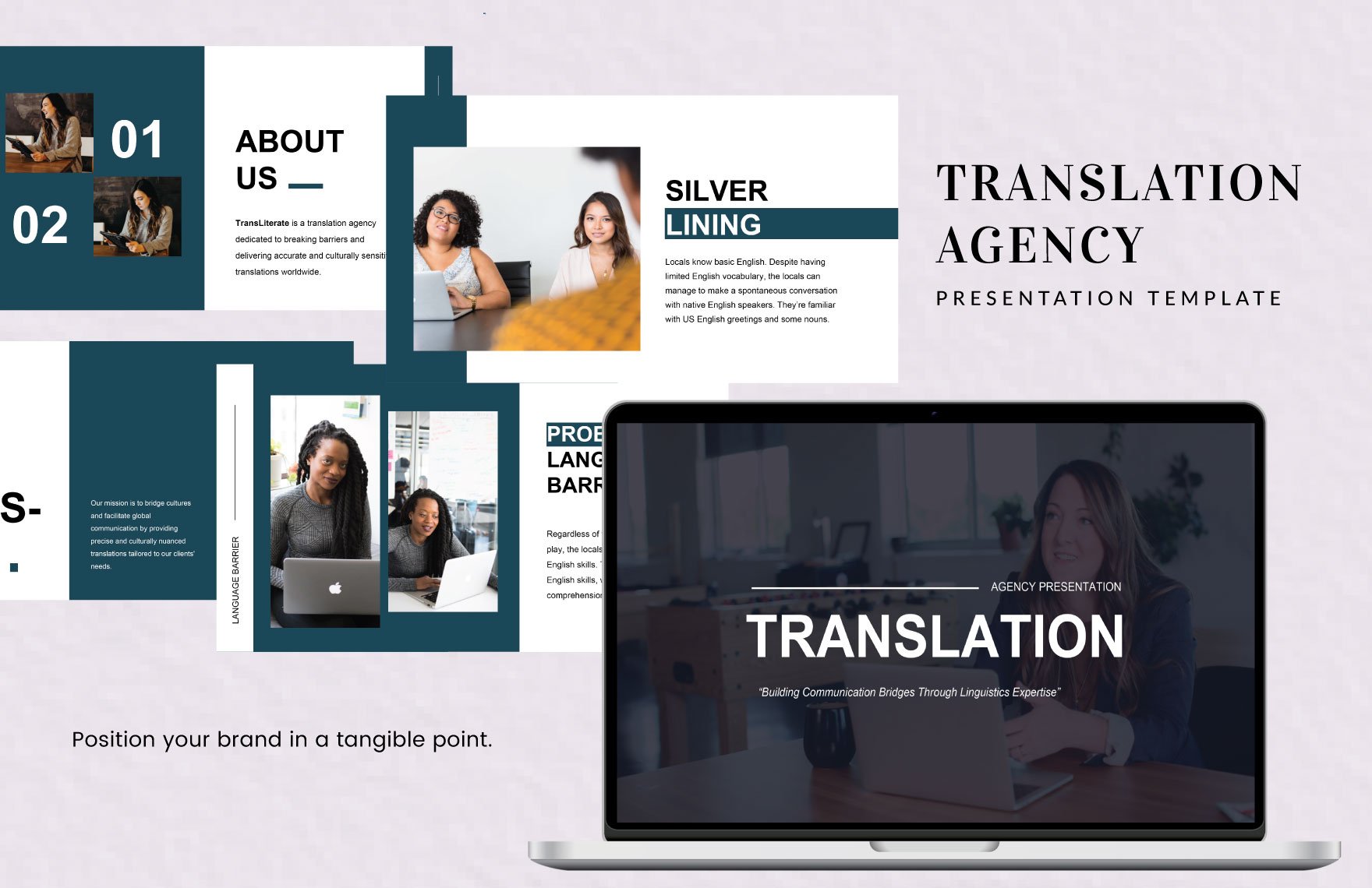 Translation Agency Presentation in PDF, PowerPoint, Google Slides