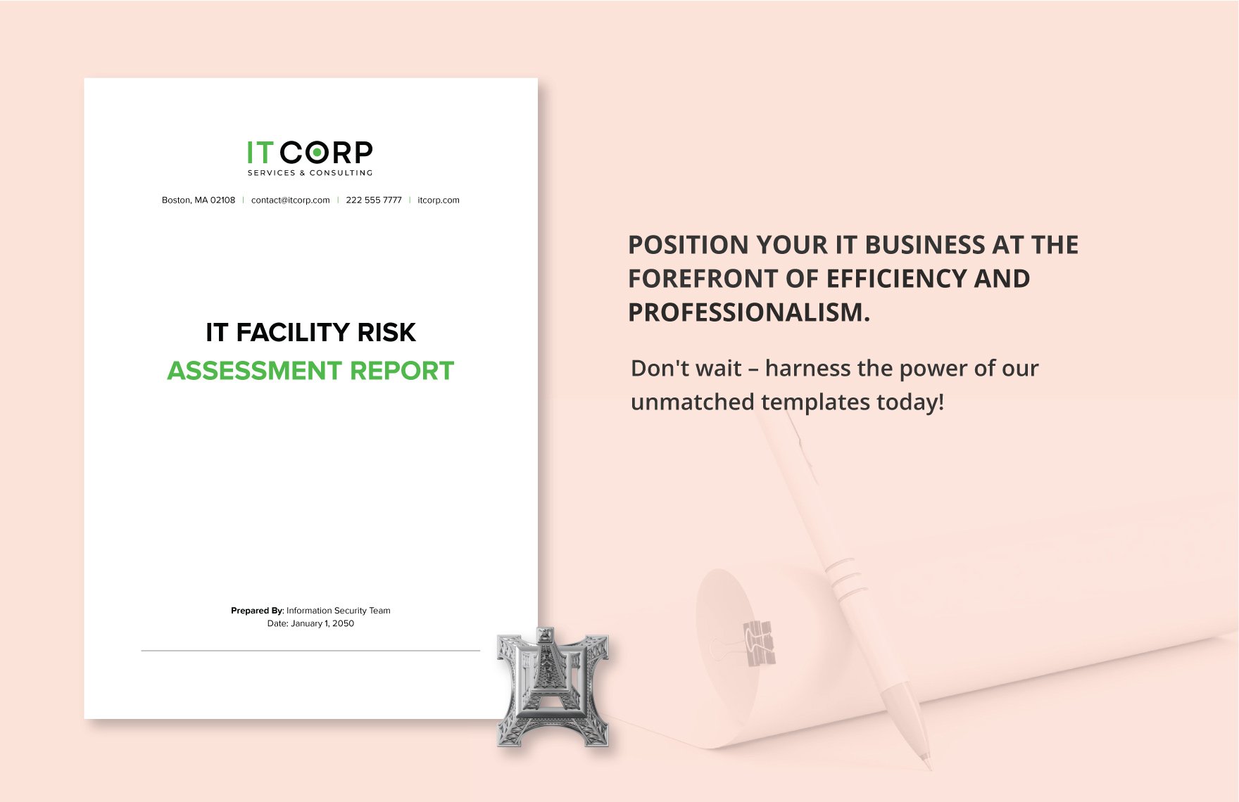 IT Facility Risk Assessment Report Template