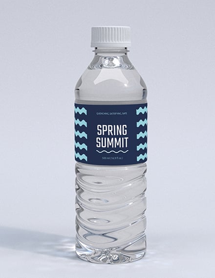 FREE Water Bottle Paint Label Template: Download 118  Labels in PSD