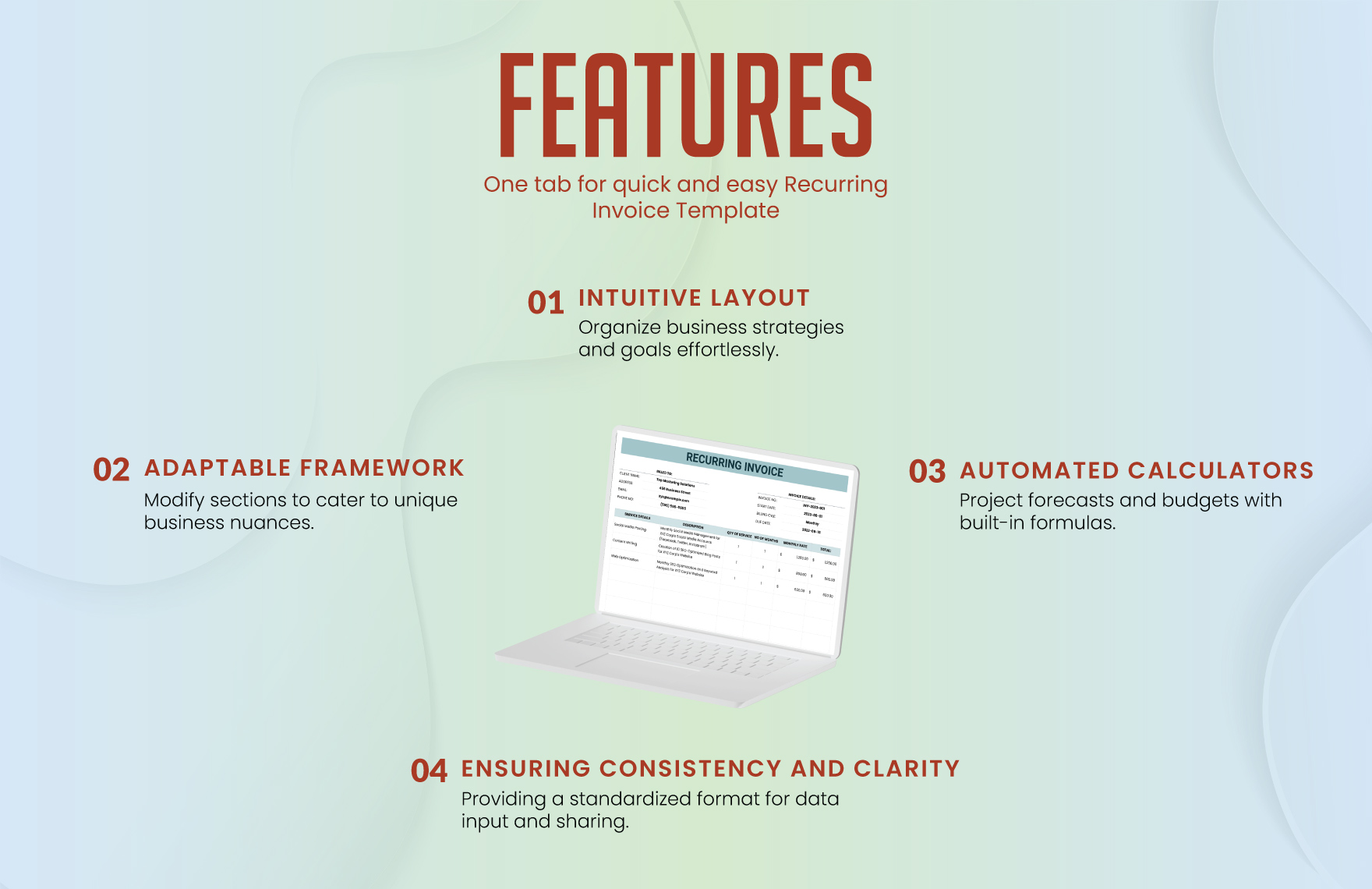 Recurring Invoice Template