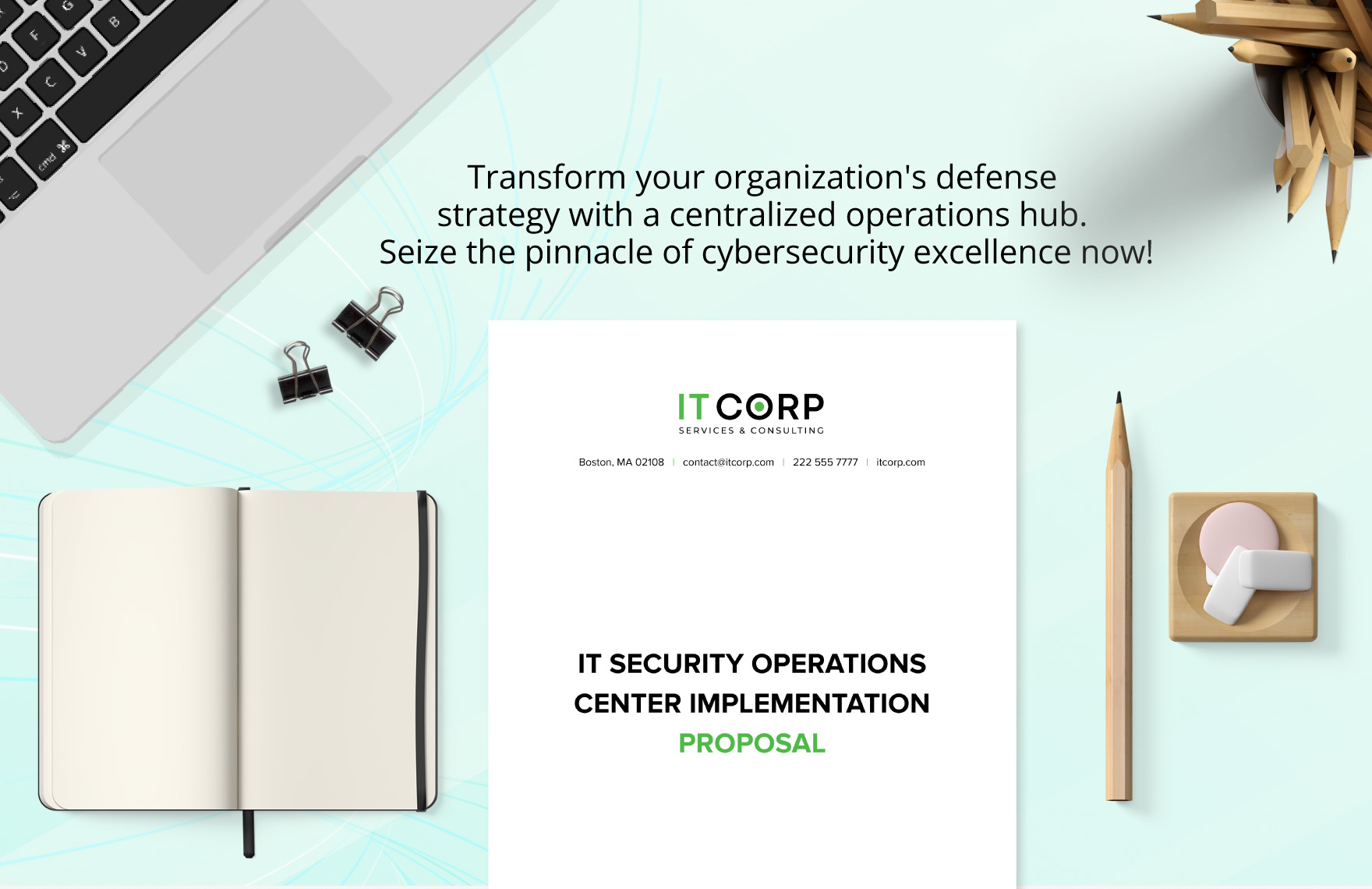 IT Security Operations Center Implementation Proposal Template