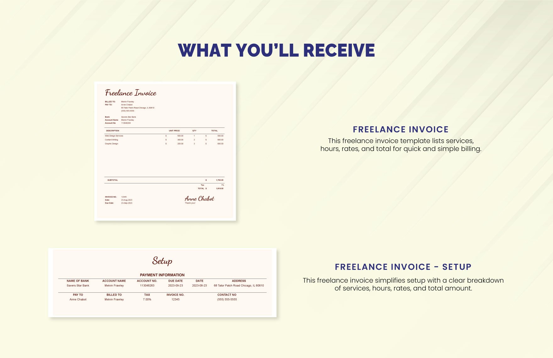 Freelance Invoice Template