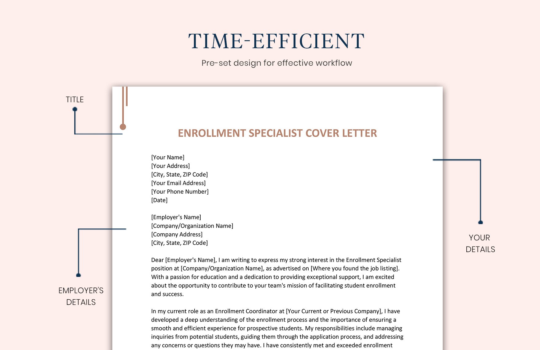 Enrollment Specialist Cover Letter
