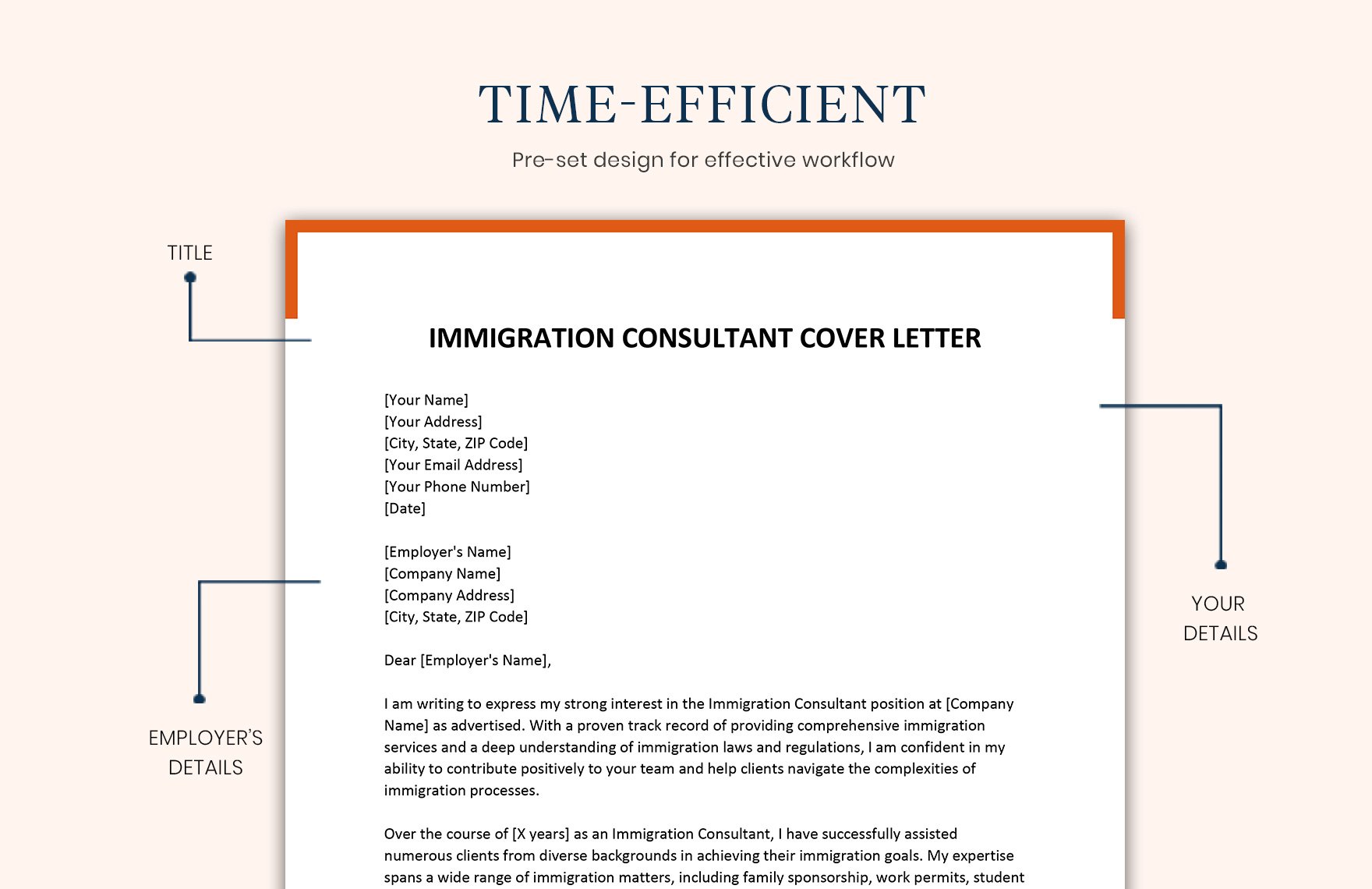Immigration Consultant Cover Letter
