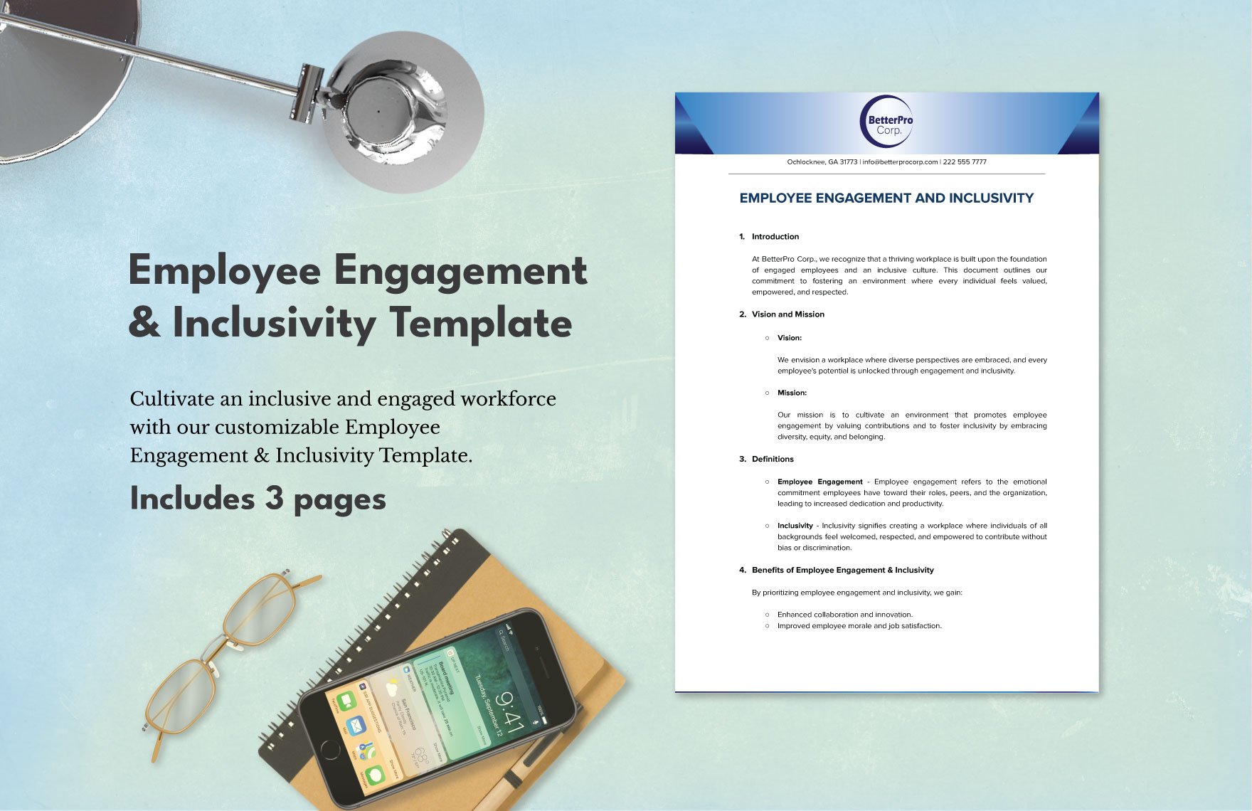 Employee Engagement & Inclusivity Template