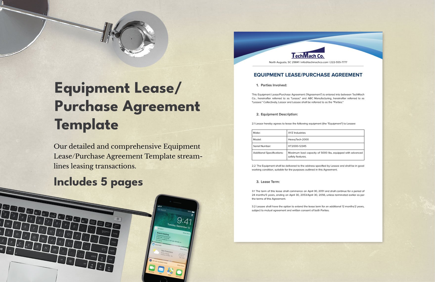 equipment-leasepurchase-agreement