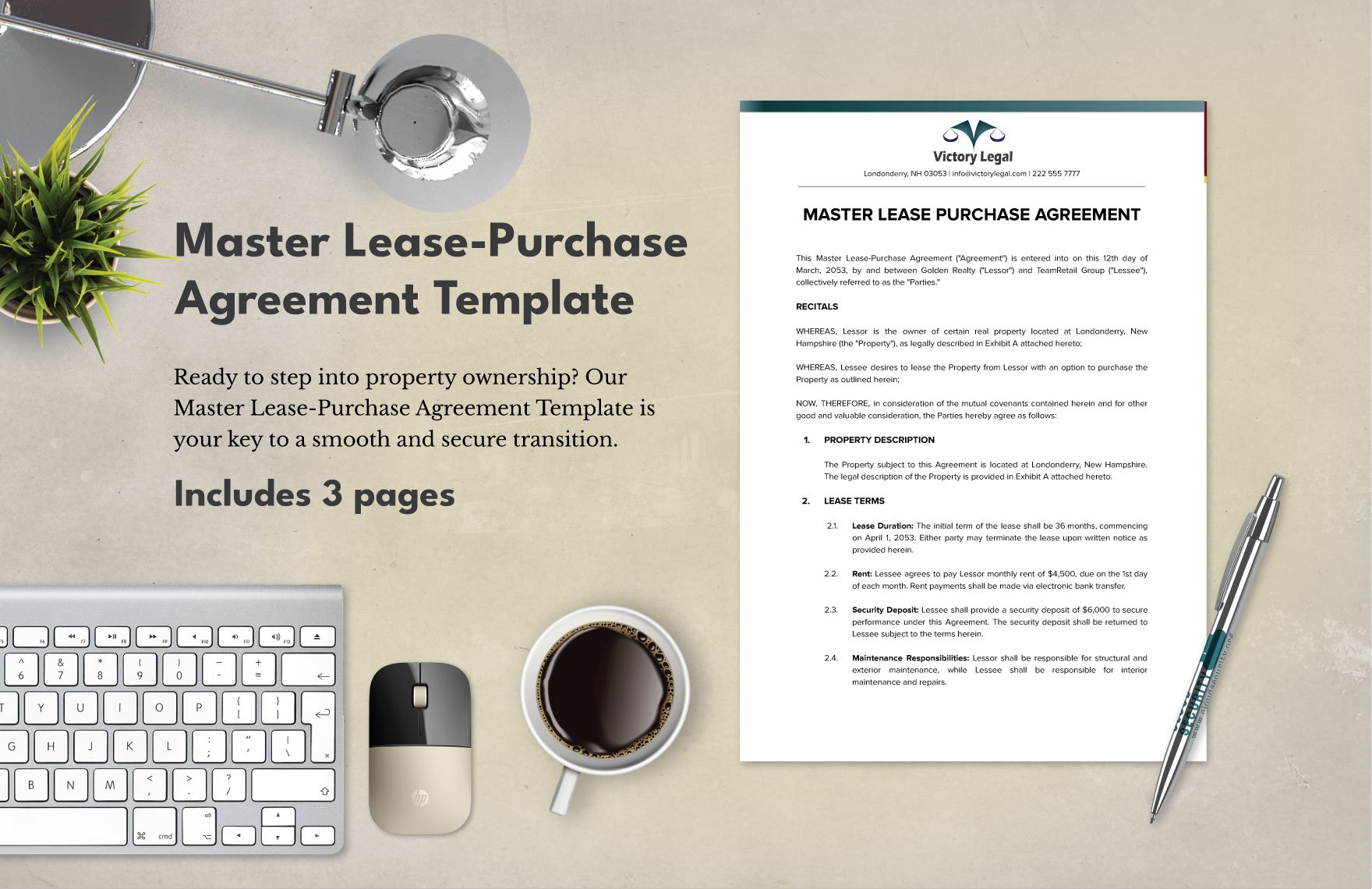 Master Lease-Purchase Agreement Template