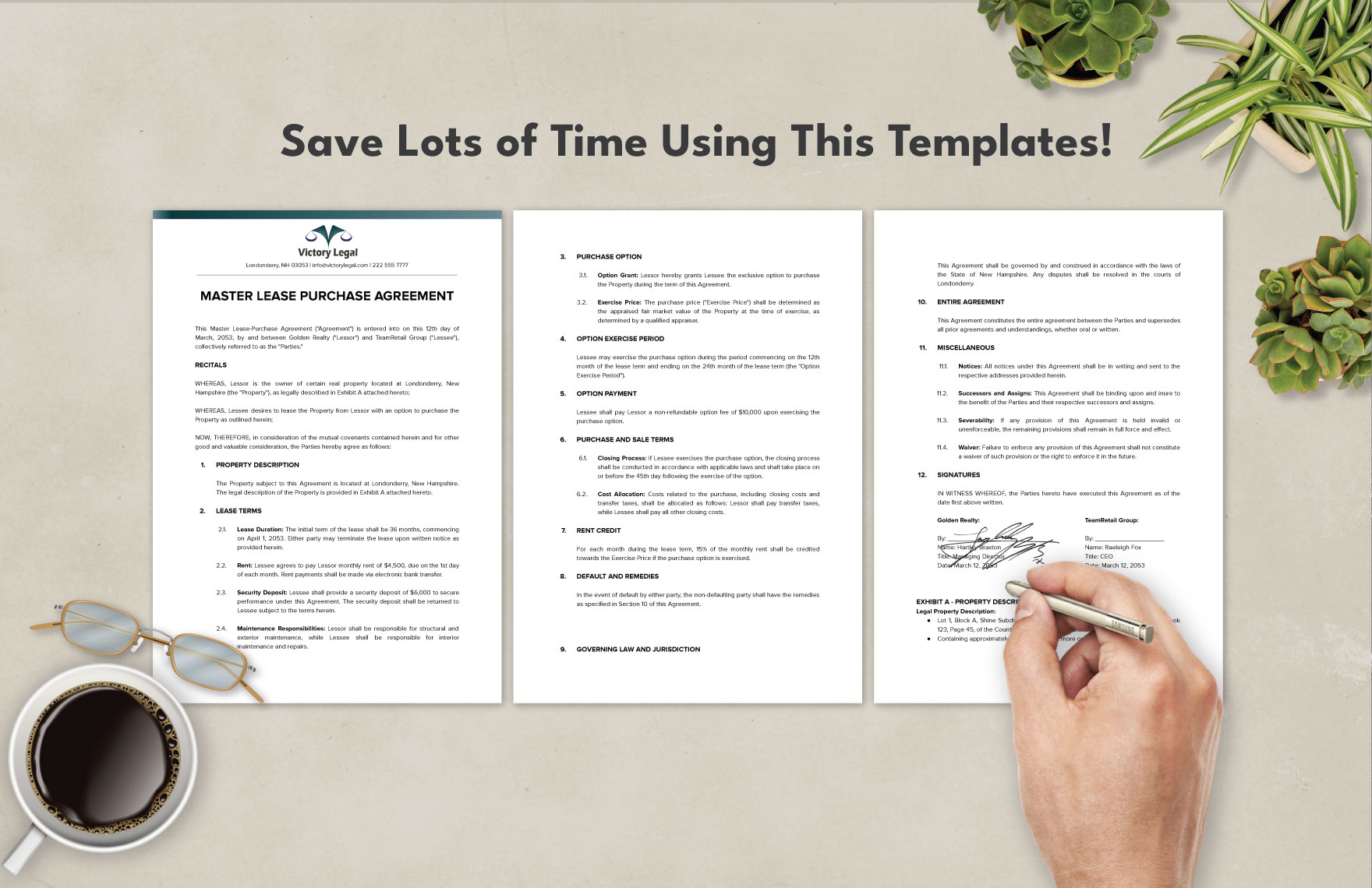 Master Lease-Purchase Agreement Template
