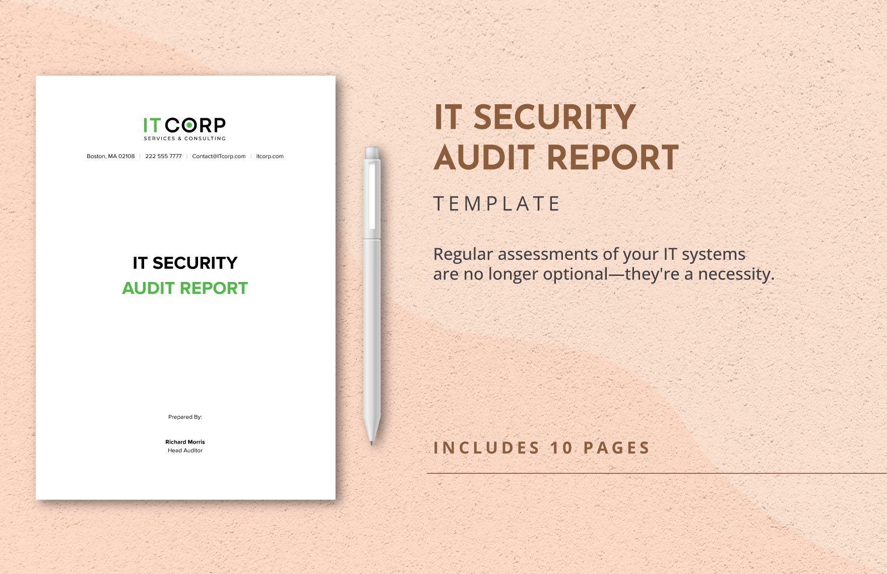 IT Security Audit Report Template