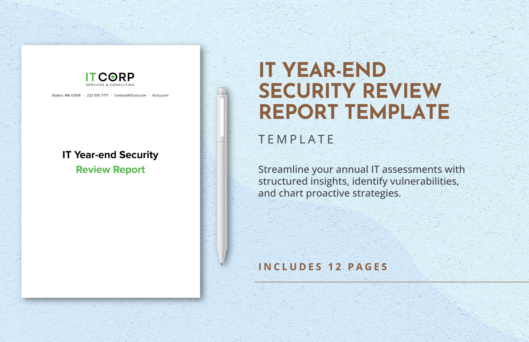 IT Year-end Security Review Report Template