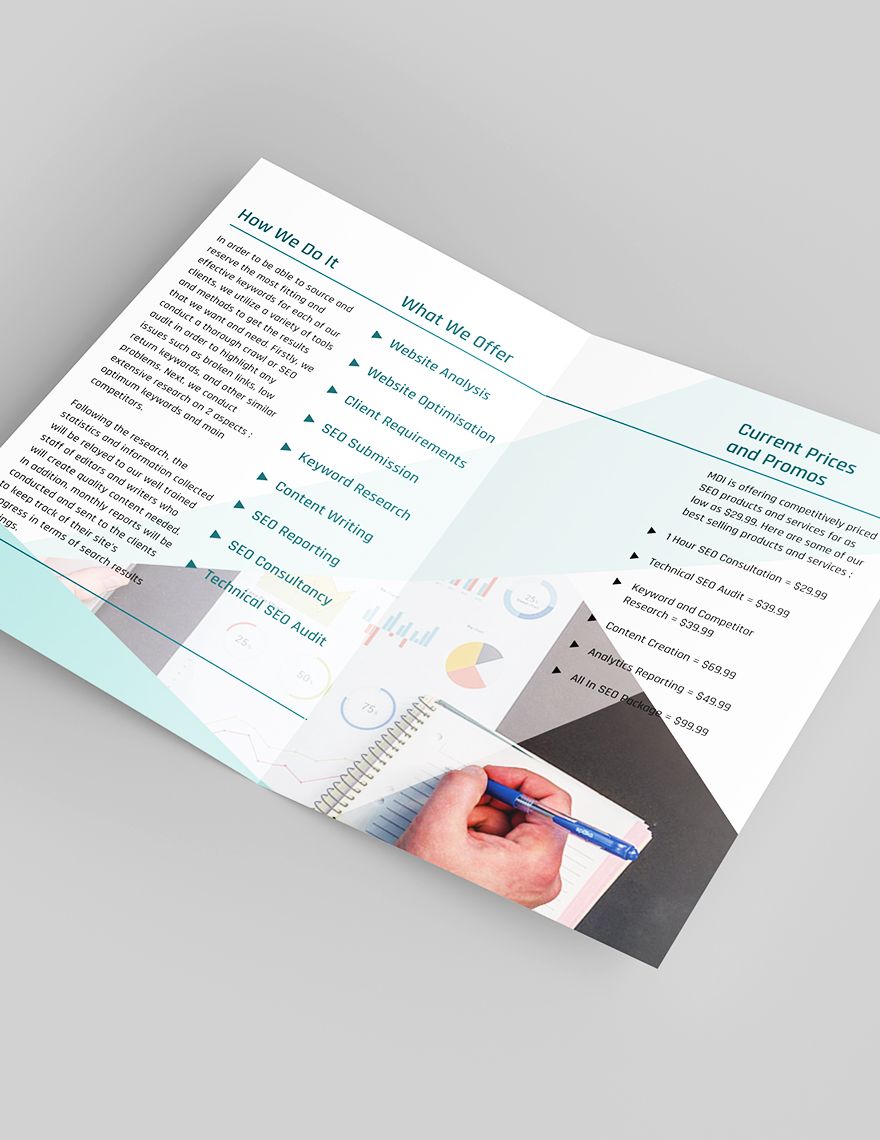 SEO Bi-Fold Brochure Template