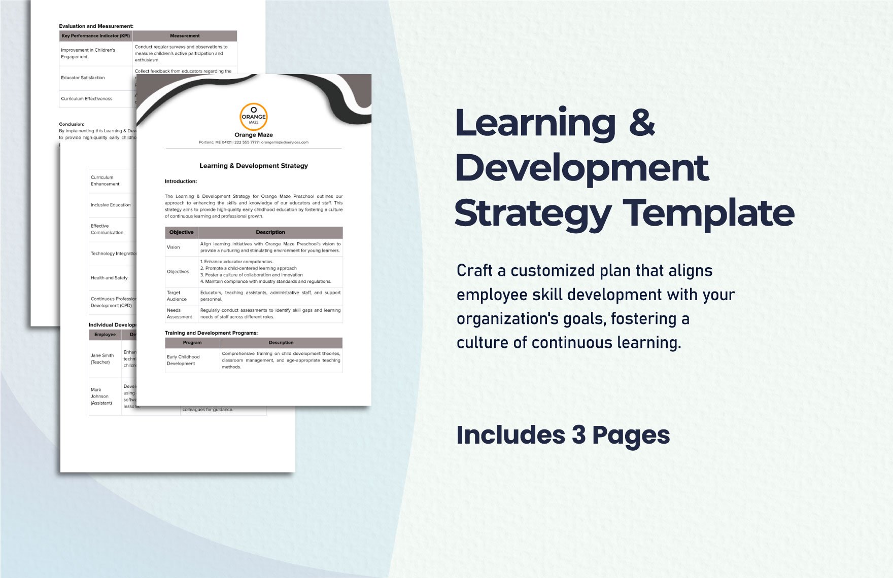 Learning & Development Strategy Template