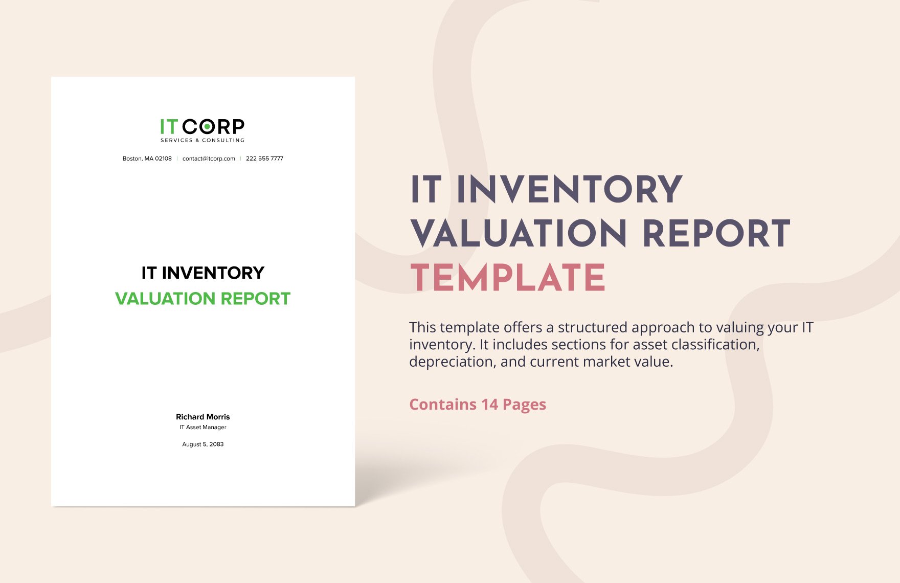 IT Inventory Valuation Report Template