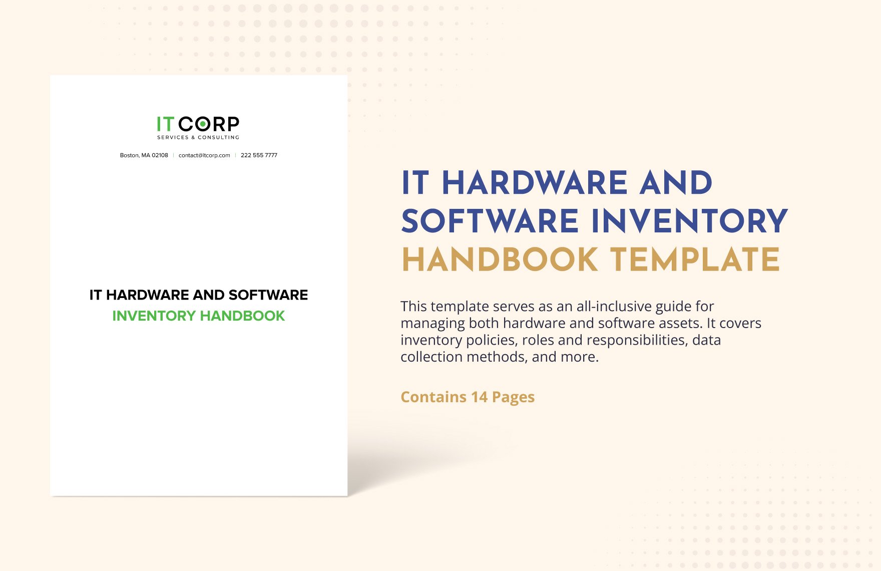IT Hardware and Software Inventory Handbook Template