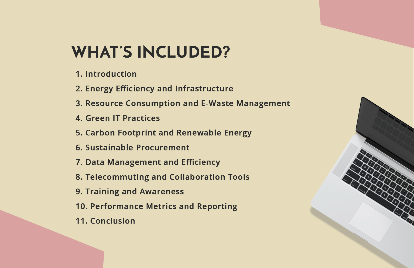 IT Sustainability Performance Review Template