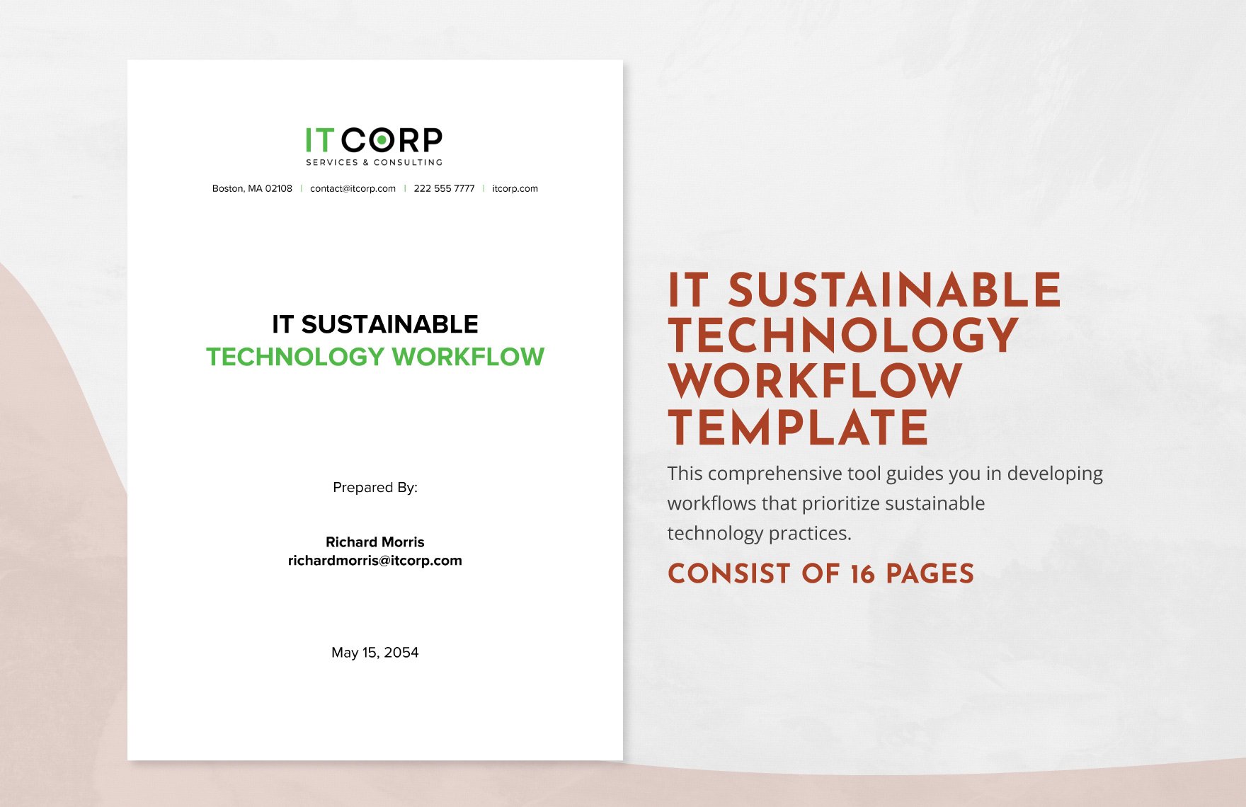 IT Sustainable Technology Workflow Template