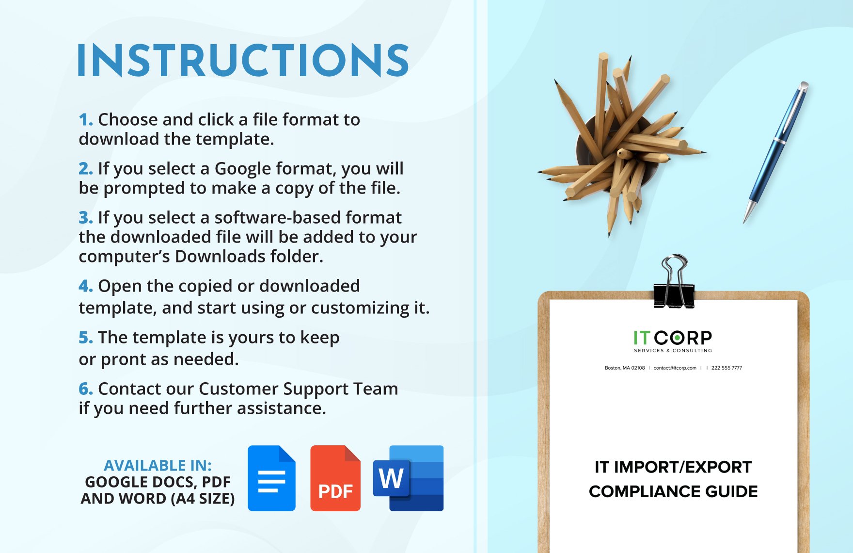 IT Import/Export Compliance Guide Template