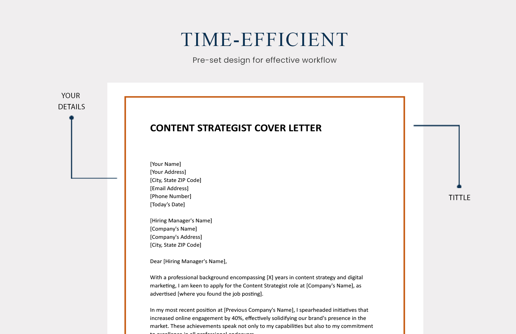 Content Strategist Cover Letter