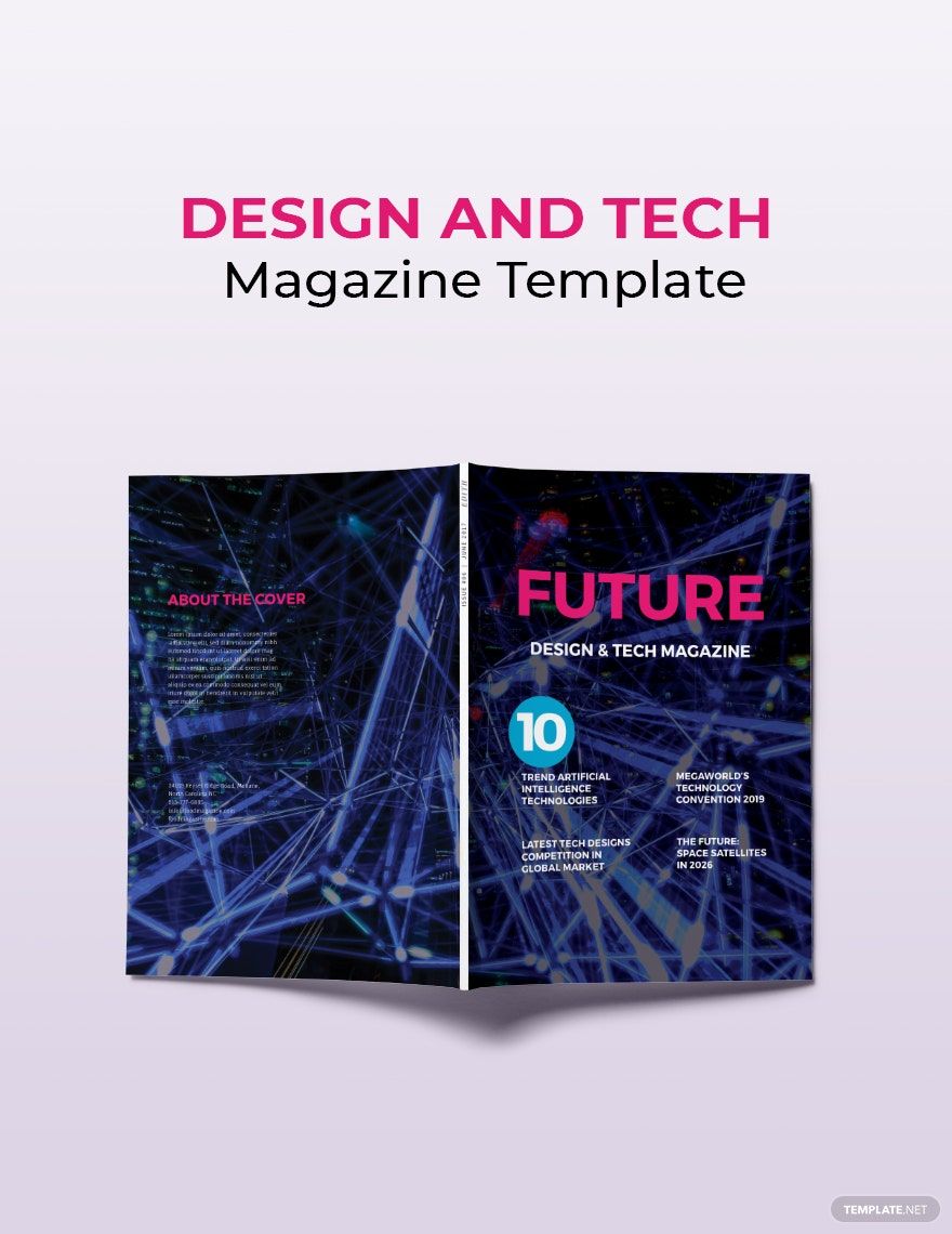 Design and Tech Magazine Template