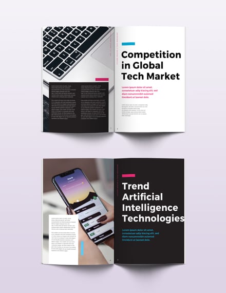Free Design and Tech Magazine Template