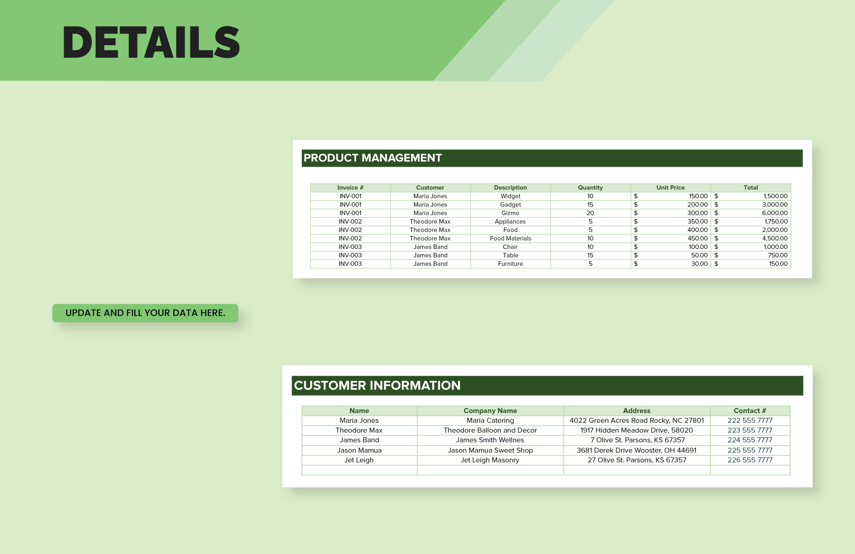 Retail Invoice Template - Download in Excel, Google Sheets | Template.net