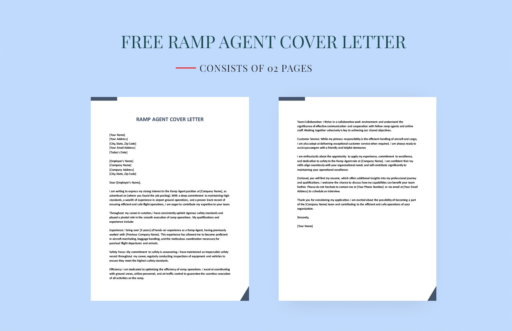 Ramp Agent Cover Letter