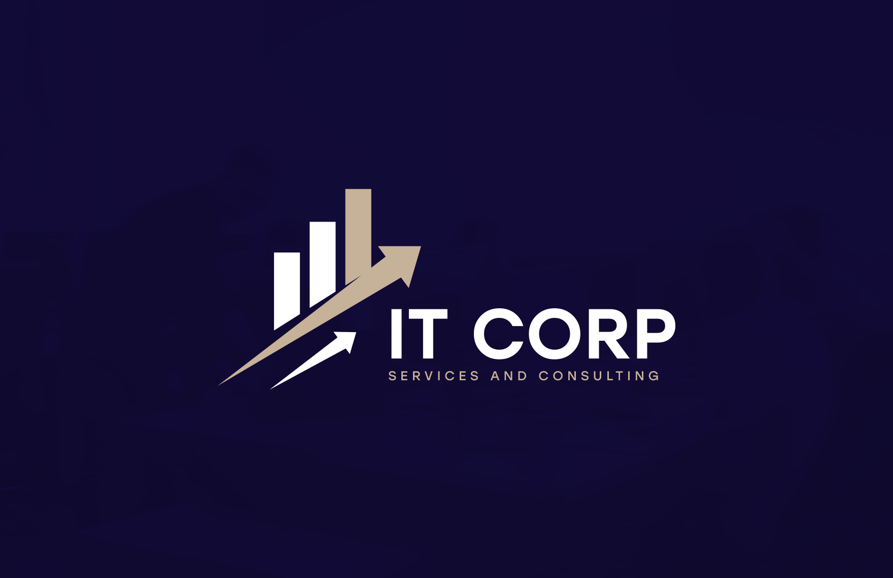 IT Fintech Consulting Logo Template