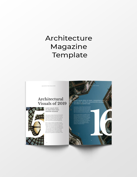 Free Architecture Magazine Template 