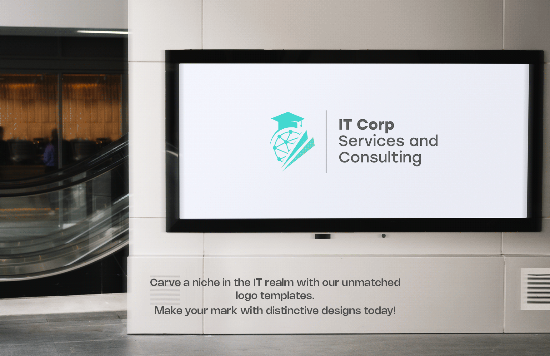 IT Education Technology Consulting Logo Template
