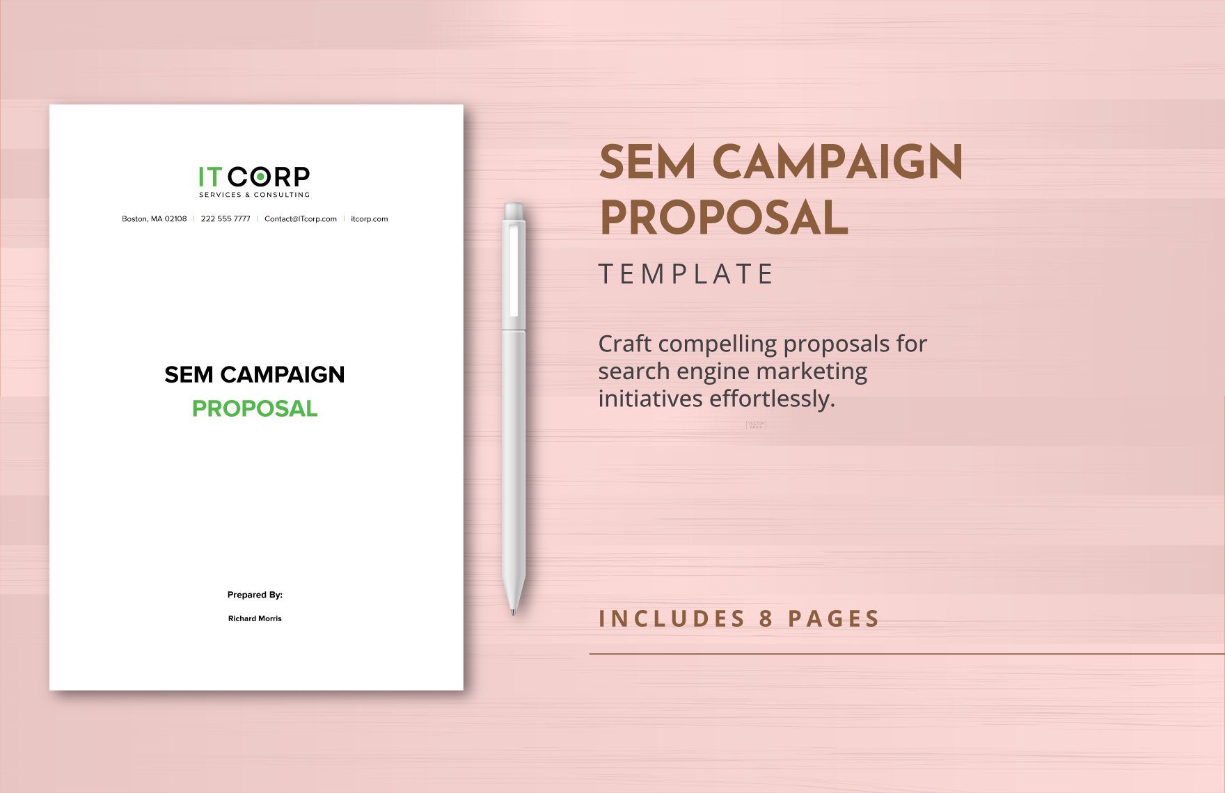 SEM Campaign Proposal Template in Word, Google Docs, PDF