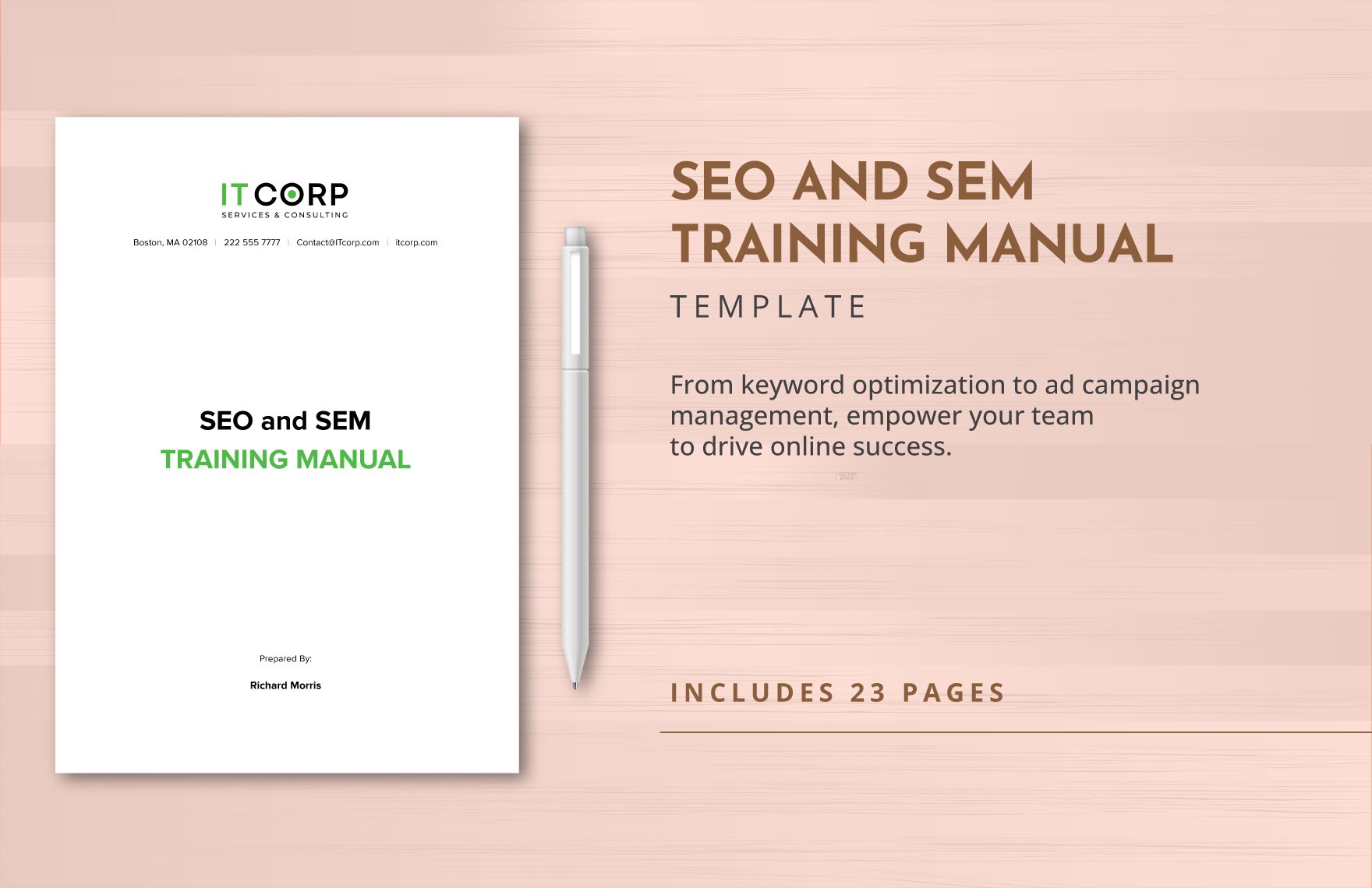 SEO and SEM Training Manual Template