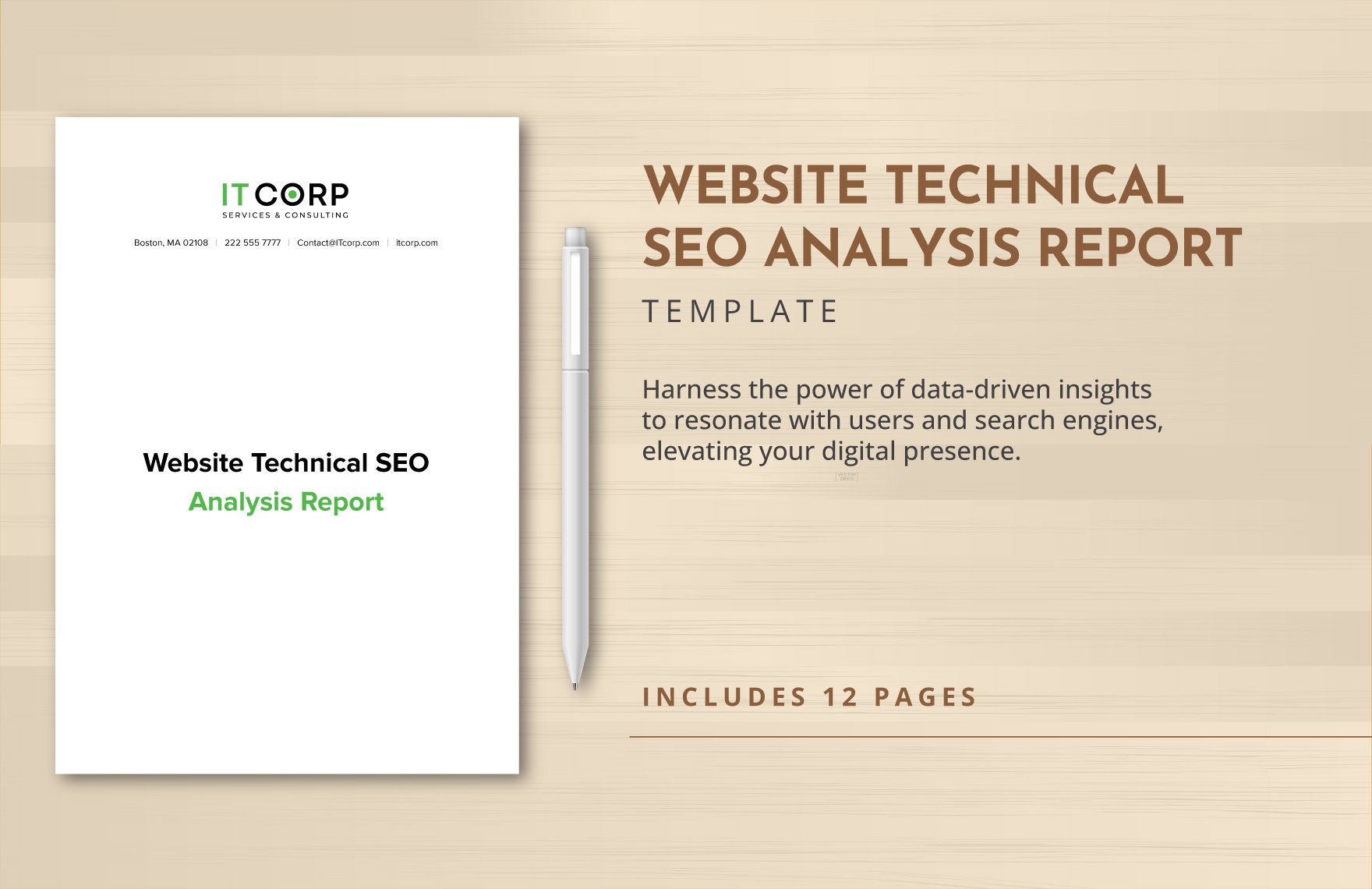 Website Technical SEO Analysis Report Template