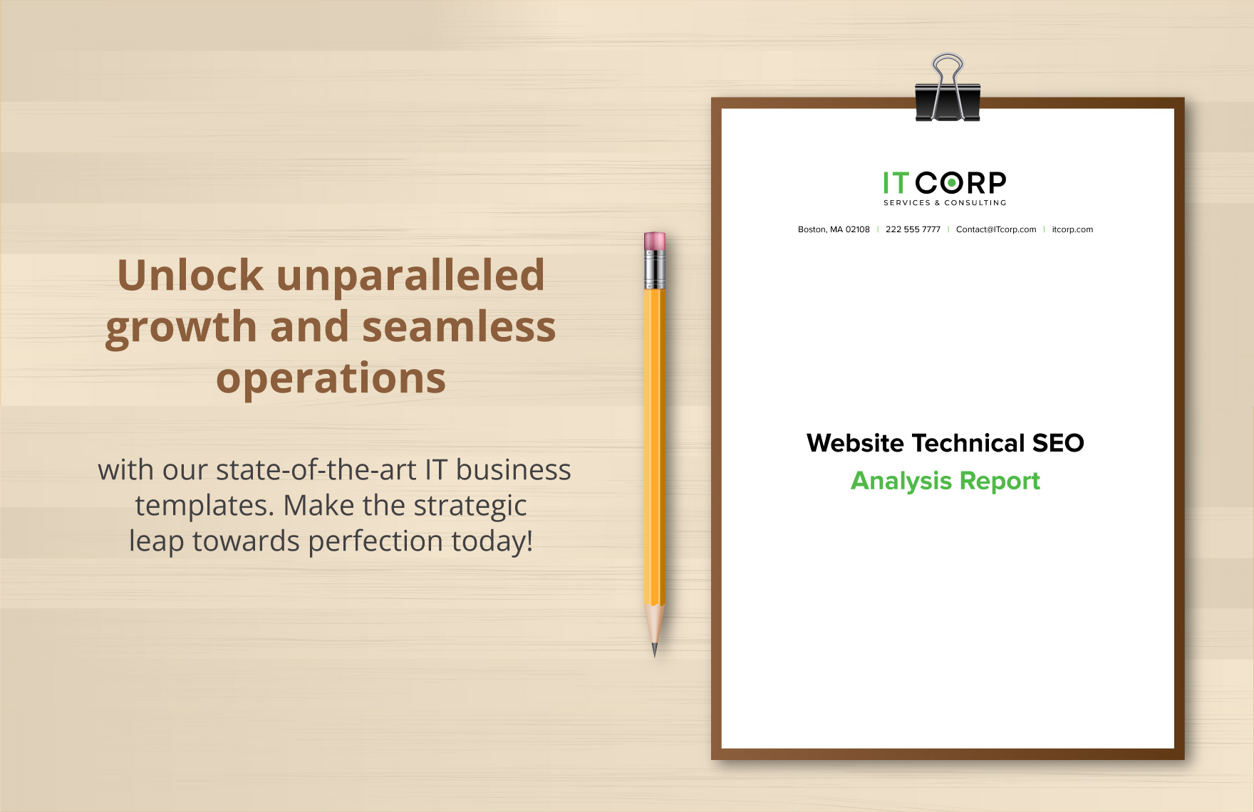 Website Technical SEO Analysis Report Template