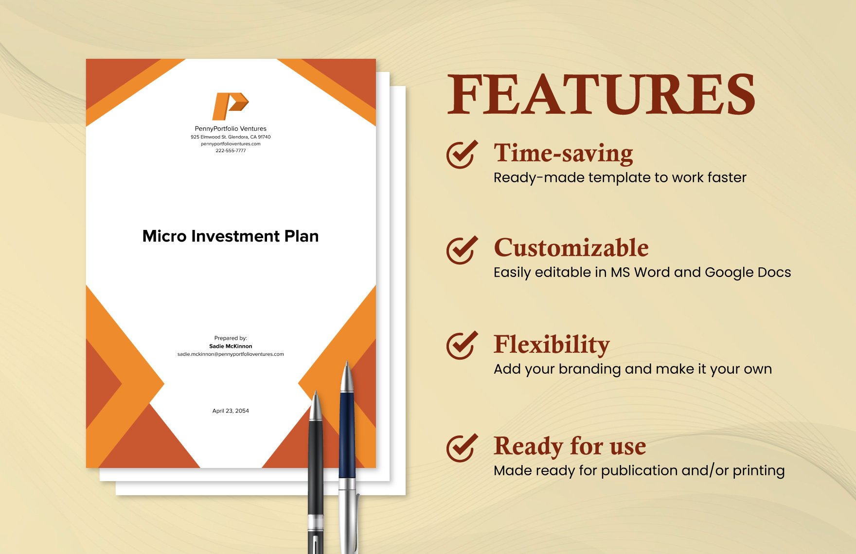 Micro Investment Plan Template