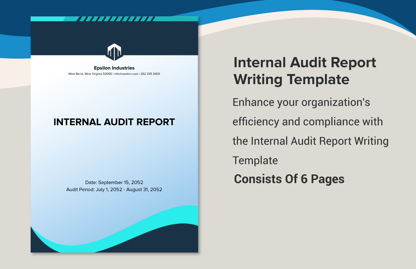 Internal Audit Report Writing Template