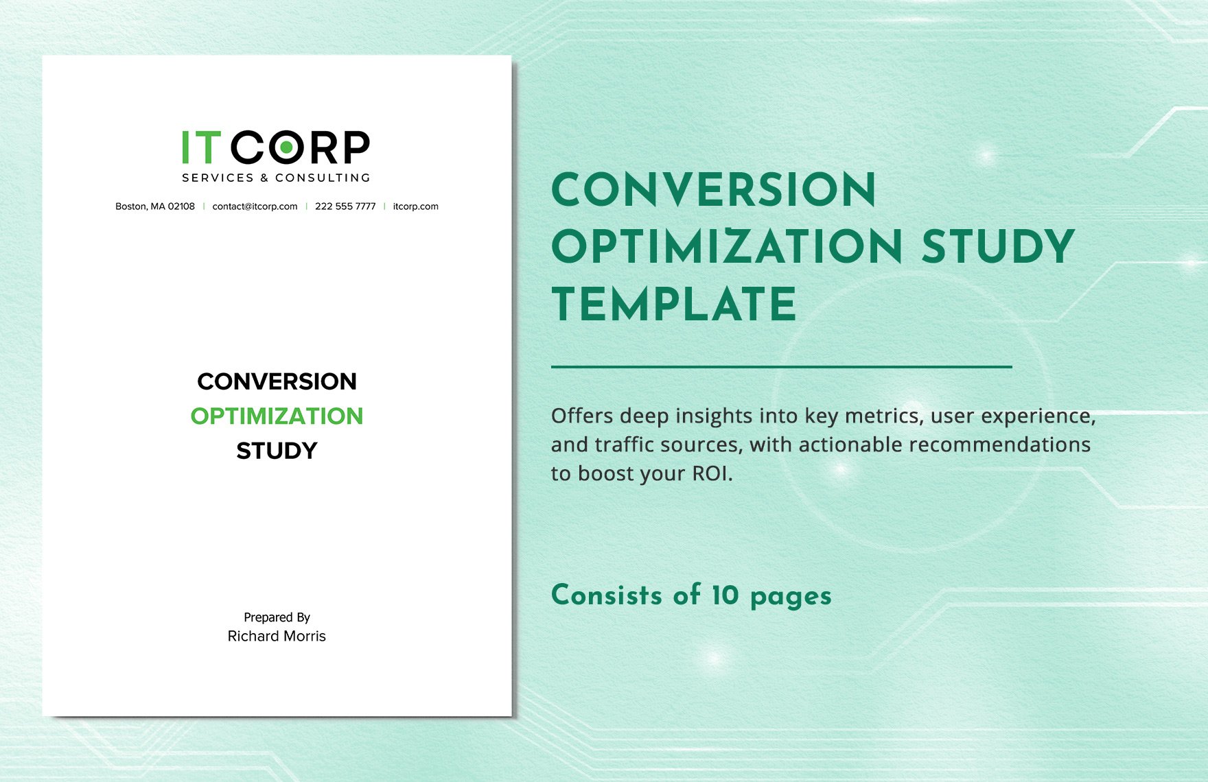 Conversion Optimization Study Template