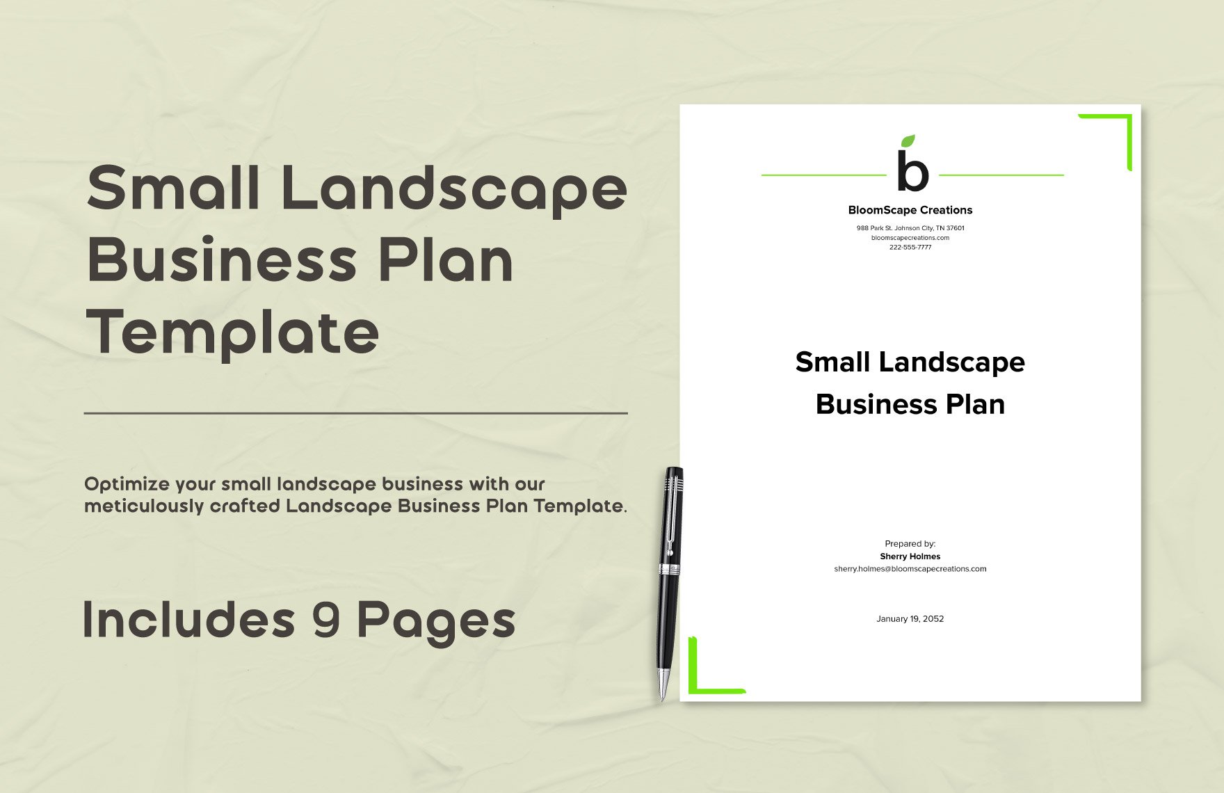 small-landscape-business-plan