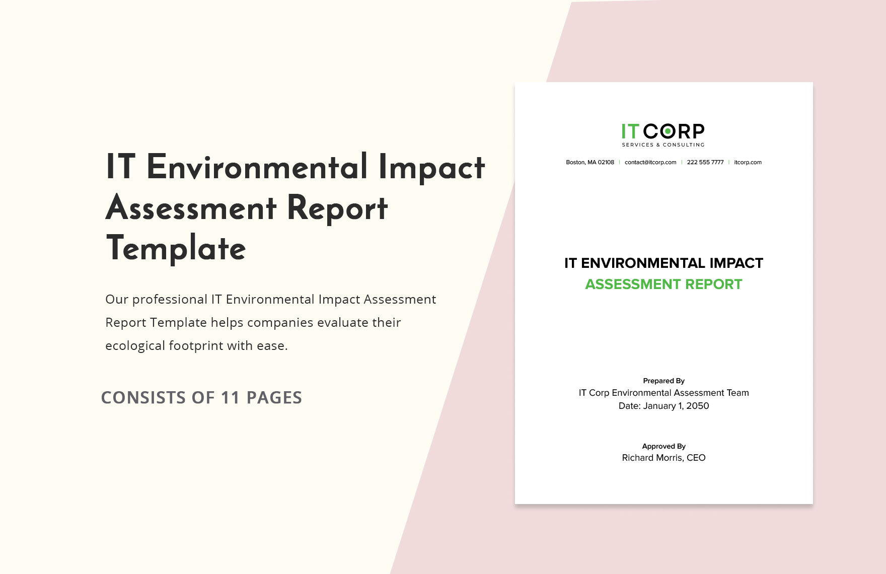 Environmental Impact Report Template 4 Professional T vrogue co